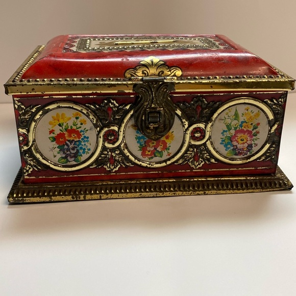 Vintage James P. Linette Candy Tin Bank, Made in Western Germany - Picture 1 of 10